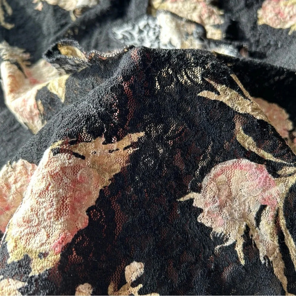 Ralph Lauren Floral Print Lace Stretch Blouse - Picture 8 of 15